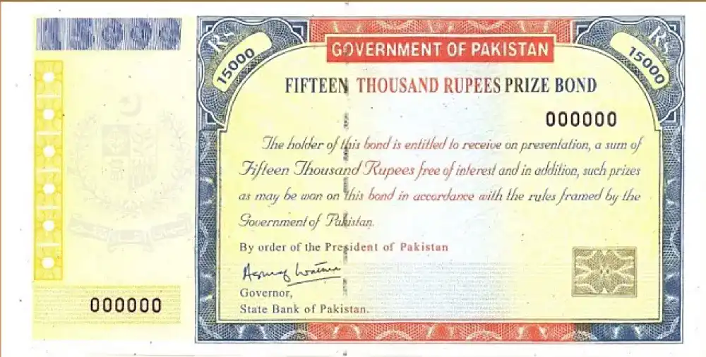 Rs. 15000 Prize Bond Draw List (01 April 2002, Lahore)