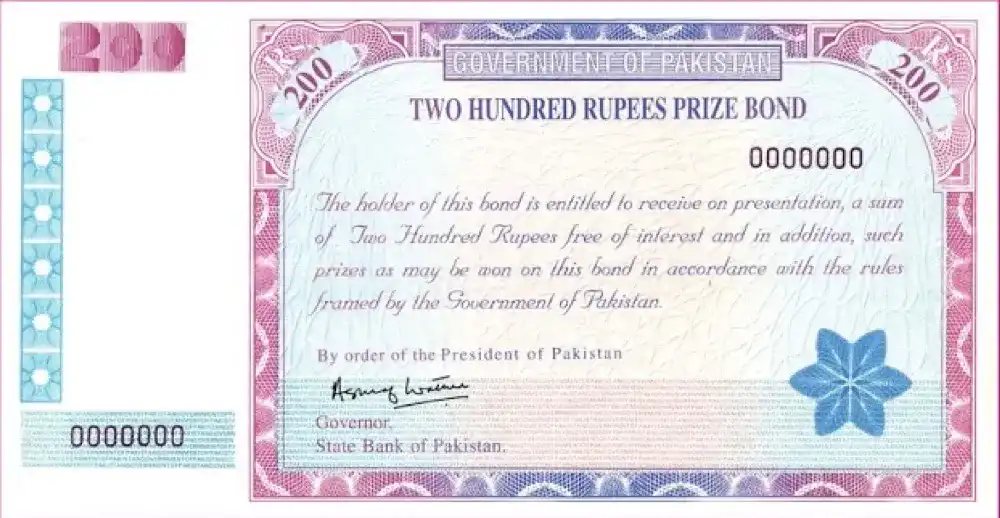 Rs. 200 Prize Bond Draw List (15 September 2021, Muzaffarabad)
